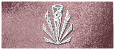 DNSEMP-L-602-SL-SH-OR Silver Sunburst Shimmer Orchid